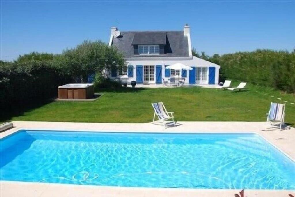 Maison "Ker Galinette " , Belle-Ile-En-Mer, Piscine Chauffee Et Jacuzzi Bangor Exterior foto